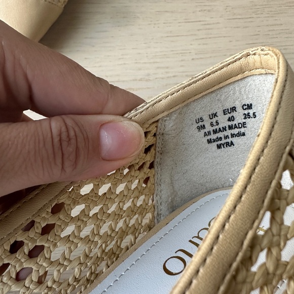 Franco Sarto Women's Tan Woven Flats size 9 NWT - Picture 5 of 8